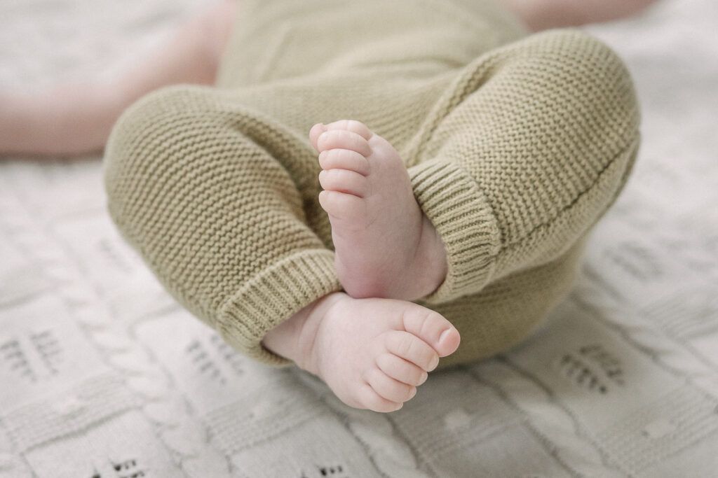 Everett's toes from newborn session